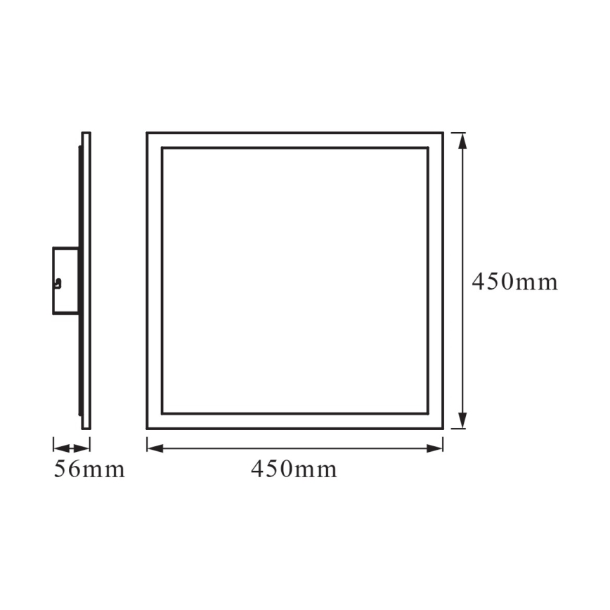 Osram - LED RGBW Dimmable ceiling light SMART+ PLANON LED/28W/230V 45x45 cm Wi-Fi