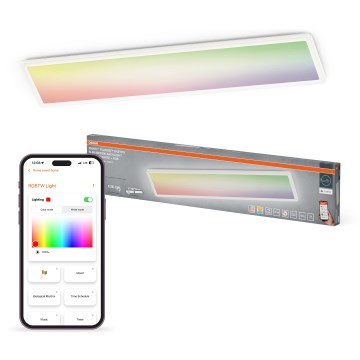 Osram - LED RGBW Dimmable ceiling light SMART+ PLANON LED/40W/230V 2800-6500K 98x20 cm Wi-Fi IP54 white