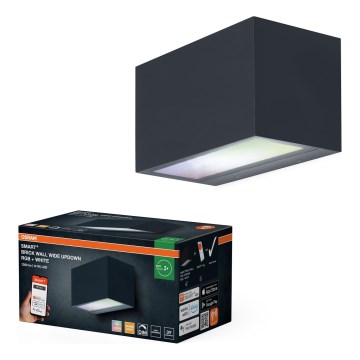 Osram - LED RGBW Dimmable Outdoor Wall Light SMART+ BRICK LED/14W/230V IP44 Wi-Fi