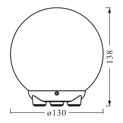 Ledvance - LED RGBW Dimmable Table Lamp SMART+ MAGIC LED/2.5W/5V 2200-6500K Wi-Fi White