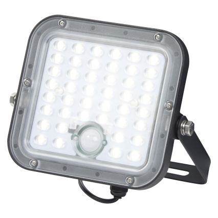 Osram - Dimmable LED solar floodlight with sensor ENDURA LED/10W/4,2V 4000K IP65 black + remote control