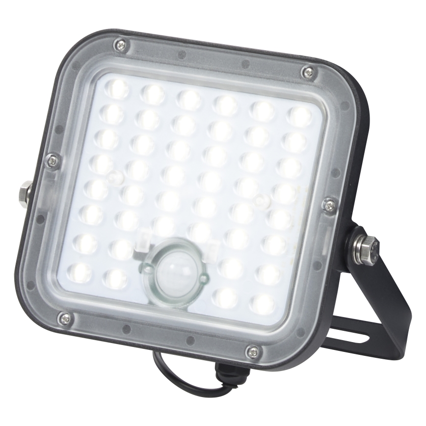 Osram - Dimmable LED solar floodlight with sensor ENDURA LED/10W/4,2V 4000K IP65 black + remote control