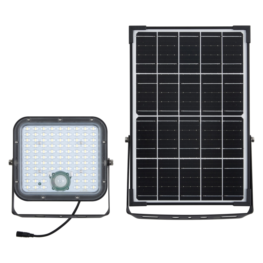 Osram - Dimmable LED solar floodlight with sensor ENDURA LED/30W/6,4V 4000K IP65 black + remote control