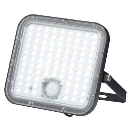 Osram - Dimmable LED solar floodlight with sensor ENDURA LED/30W/6,4V 4000K IP65 black + remote control