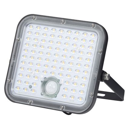 Osram - Dimmable LED solar floodlight with sensor ENDURA LED/30W/6,4V 4000K IP65 black + remote control