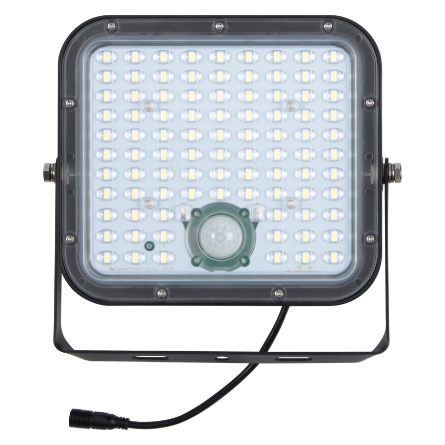 Osram - Dimmable LED solar floodlight with sensor ENDURA LED/30W/6,4V 4000K IP65 black + remote control