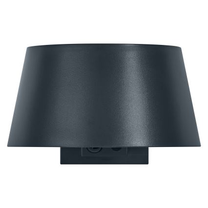 Osram - LED solar wall light with sensor ENDURA STYLE LED/10.1W/4.2V 2000 mAh IP54 anthracite