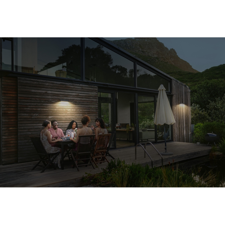 Osram - LED solar wall light with sensor ENDURA STYLE LED/12,4W/4,2V 2000 mAh IP54 anthracite