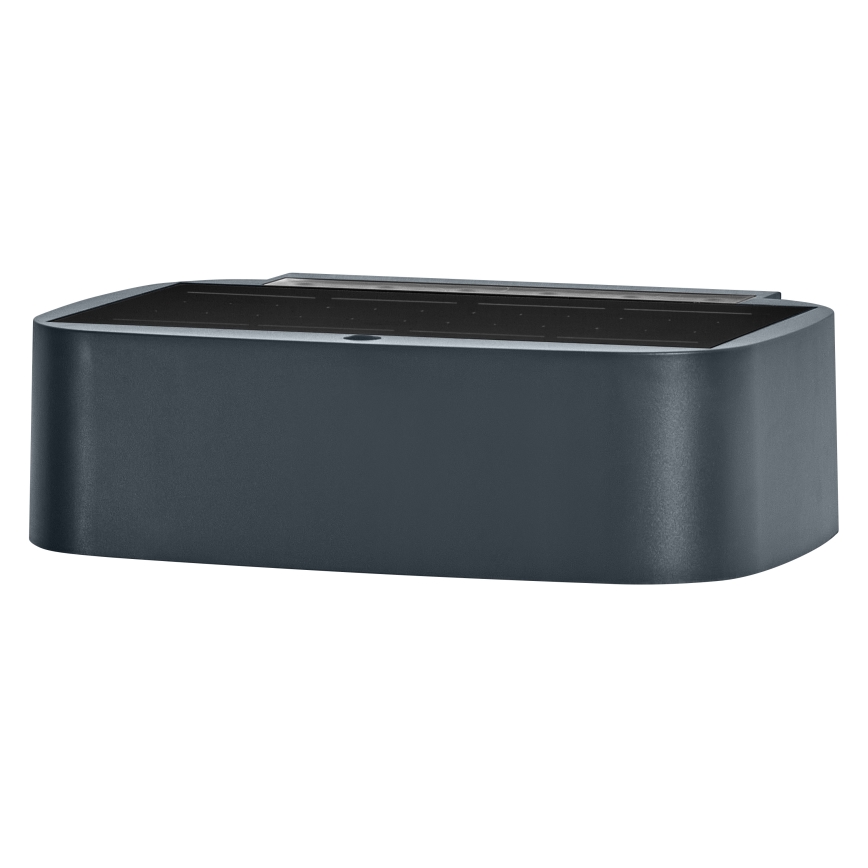 Osram - ENDURA STYLE LED Dimmable Solar Wall Light, 7.6W/4.2V, 2000 mAh, IP65, Anthracite