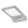 Osram - LED Solar Wall Light with Sensor DOORLED LED/3W/3.3V 2000 mAh IP44 Silver