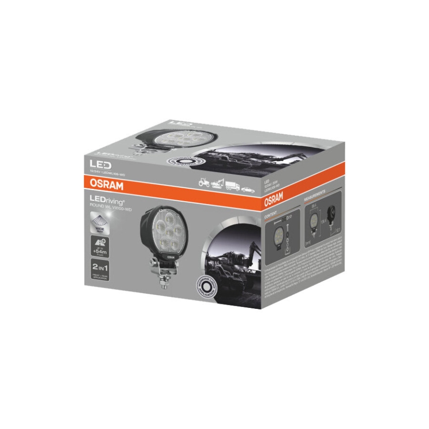 Osram - LED automotive spotlight LEDRIVING WL VX100-WD LED/20W/12/24V IP69 6000K