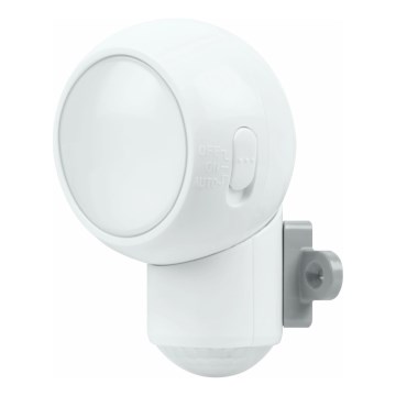 Osram - LED SPYLUX Outdoor Guide Light with Motion and Dusk Sensor LED/0.3W/4.5V IP43 White
