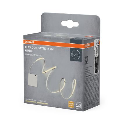 Osram - LED Strip FLEX COB BATTERY 2m LED/3.3W/4xAA