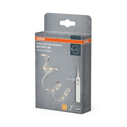 Osram - LED strip with motion sensor FLEX 2m LED/3.6W/4xAA