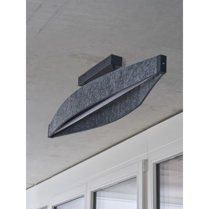 Osram - LED Surface-Mounted Ceiling Light DECOR FLAT LED/23W/230V grey