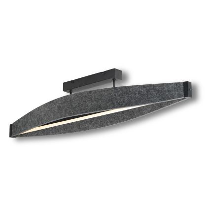 Osram - LED Surface-Mounted Ceiling Light DECOR FLAT LED/23W/230V grey