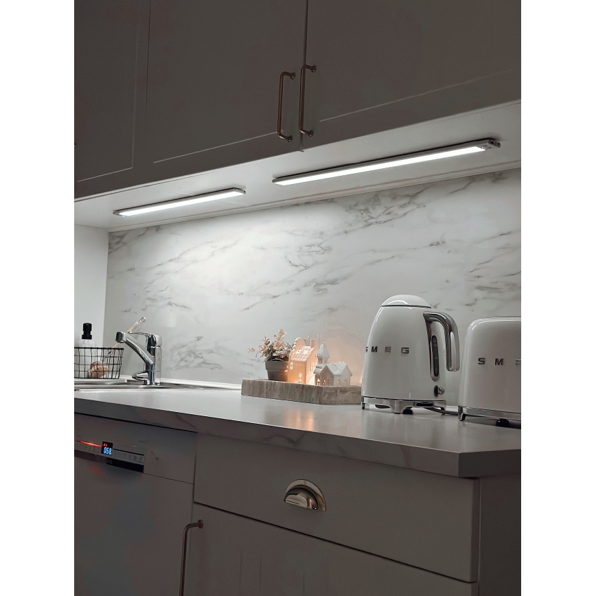 Osram - LED under-cabinet light with motion and dusk sensor LINEAR LED/3.2W/3.7V 500 mAh 3000/4000/6500K 40 cm gray