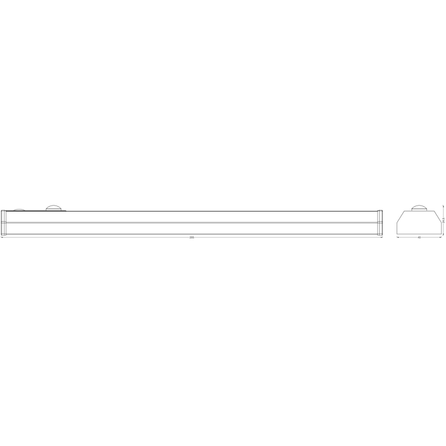 Osram - LED under-cabinet light with sensor MOBILE LED/1W/3.7V 500 mAh 20 cm