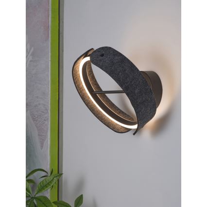 Osram - LED Wall Light DECOR CURVE LED/20W/230V gray