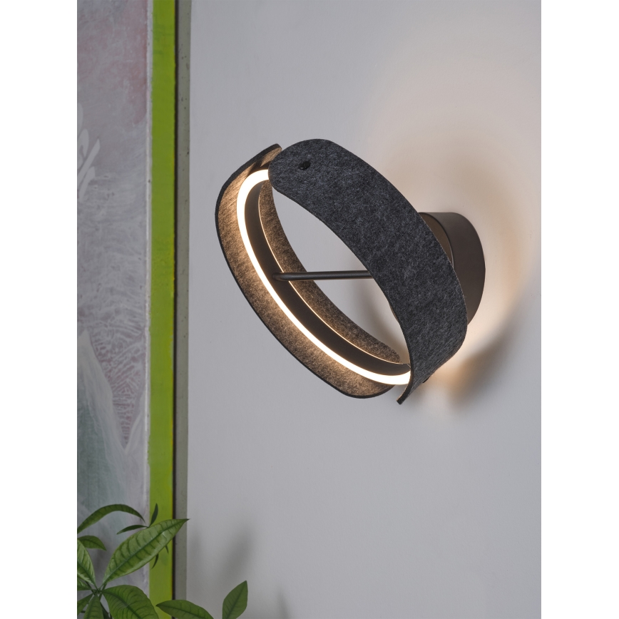 Osram - LED Wall Light DECOR CURVE LED/20W/230V gray