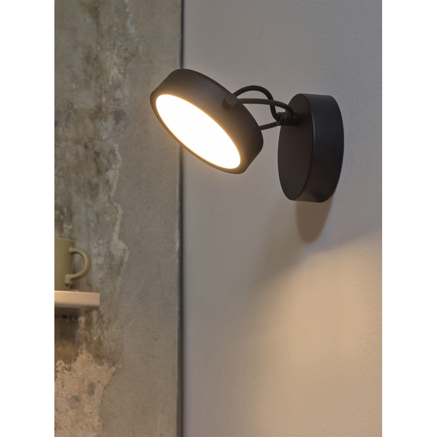 Osram - LED Wall Light DECOR PUCK LED/11W/230V black