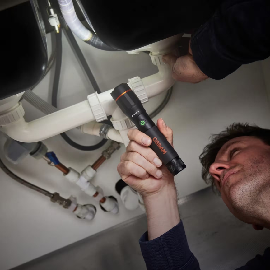 Osram - Dimmable rechargeable LEDINSPECT PRO TORCH 1200 LED/13W/3,6V 4000 mAh IP44