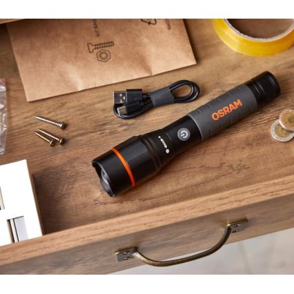 Osram - Dimmable rechargeable LEDINSPECT PRO TORCH 1200 LED/13W/3,6V 4000 mAh IP44