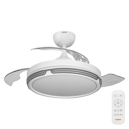 Osram - LEVECHE LED Dimmable Ceiling Light with Fan LED/36W/230V 3000/4000/6500K + Remote Control