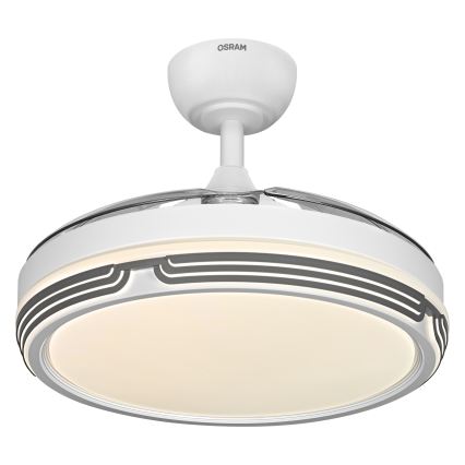 Osram - LEVECHE LED Dimmable Ceiling Light with Fan LED/36W/230V 3000/4000/6500K + Remote Control
