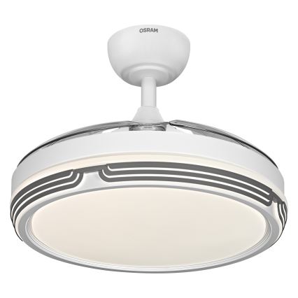 Osram - LEVECHE LED Dimmable Ceiling Light with Fan LED/36W/230V 3000/4000/6500K + Remote Control