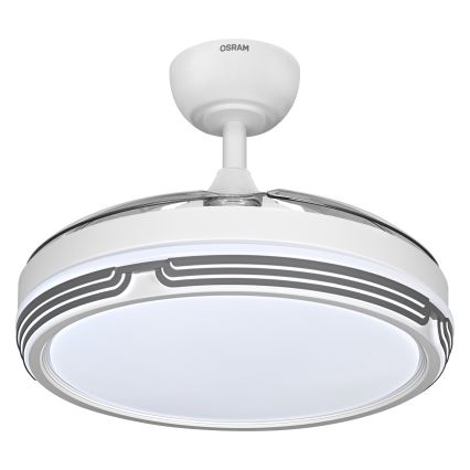 Osram - LEVECHE LED Dimmable Ceiling Light with Fan LED/36W/230V 3000/4000/6500K + Remote Control
