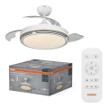 Osram - LEVECHE LED Dimmable Ceiling Light with Fan LED/36W/230V 3000/4000/6500K + Remote Control