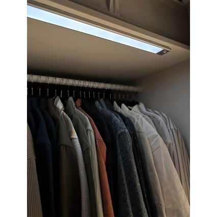 Osram - LINEAR under-cabinet LED light with motion and dusk sensor LED/4W/3.7V 1500 mAh 3000/4000/6500K 60 cm grey