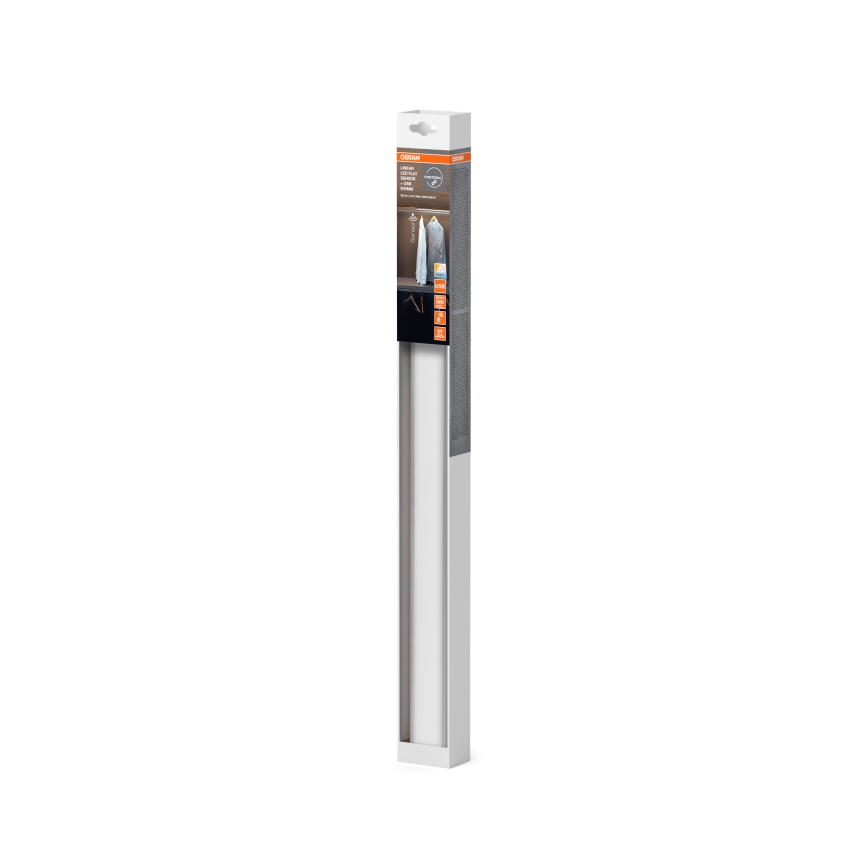Osram - LINEAR under-cabinet LED light with motion and dusk sensor LED/4W/3.7V 1500 mAh 3000/4000/6500K 60 cm grey