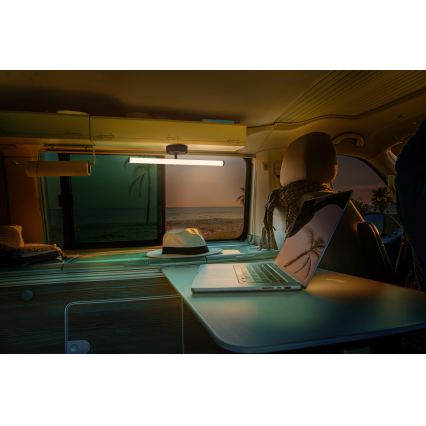 Osram - Dimmable Rechargeable Touch-Activated LED Wall Light NIGHTLUX LED/1,8W/5V Black