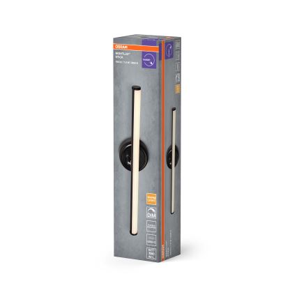 Osram - Dimmable Rechargeable Touch-Activated LED Wall Light NIGHTLUX LED/1,8W/5V Black