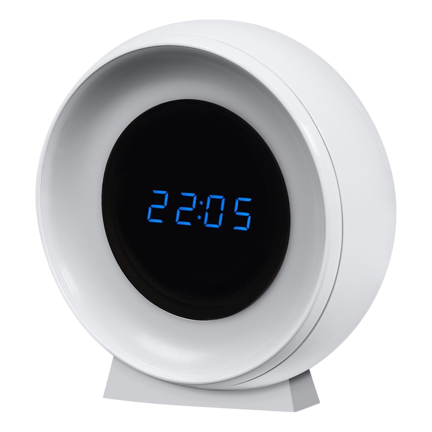 Osram - NIGHTLUX LED Digital Clock with Backlight LED/0.3W/5V 1000mAh 3000/4000/6500K White