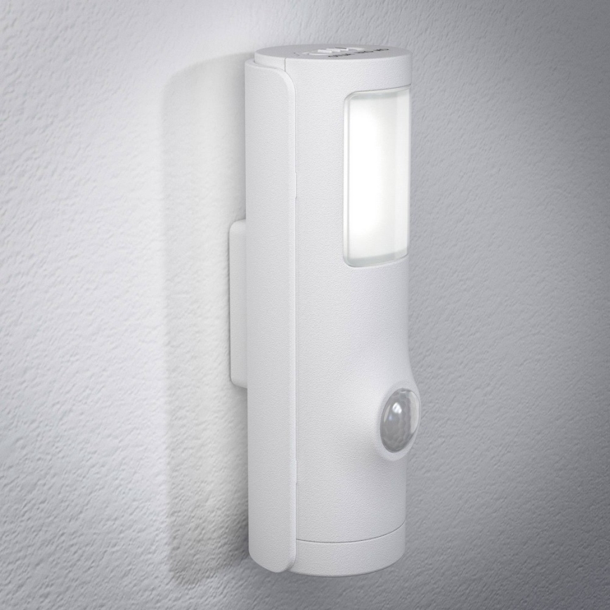 Osram - NIGHTLUX LED night light with motion and dusk sensor LED/0.35W/3xAAA IP54 white