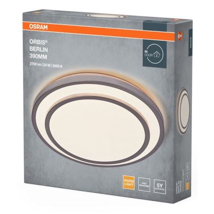Osram - ORBIS BERLIN LED Ceiling Light, 24W/230V, Ø 39 cm