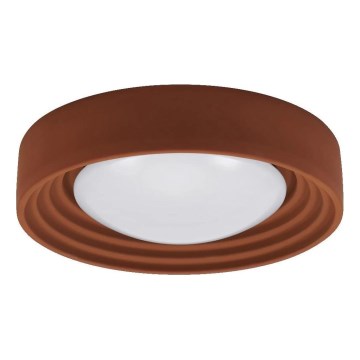 Osram - ORBIS CONCRETE Dimmable LED Ceiling Light, 18W/230V, Ø 40 cm, Brown/Concrete