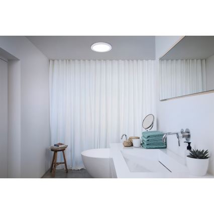 Osram - LED Bathroom Ceiling Light ORBIS DISC LED/22W/230V 3000/4000K Ø 30 cm IP44 White