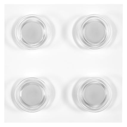 Osram - ORBIS FLAME LED Bathroom Ceiling Light 4xLED/5,5W/230V 3000/4000K IP44 White