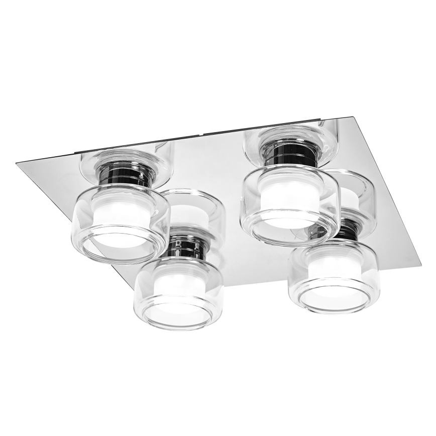 Osram - LED Bathroom Ceiling Light ORBIS FLAME 4xLED/5.5W/230V 3000/4000K IP44 polished chrome