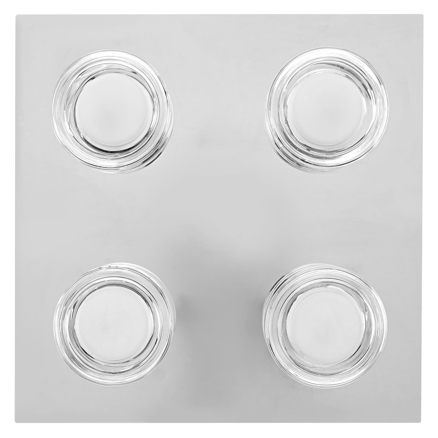 Osram - LED Bathroom Ceiling Light ORBIS FLAME 4xLED/5.5W/230V 3000/4000K IP44 polished chrome