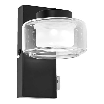 Osram - ORBIS FLAME LED Bathroom Wall Light/5.5W/230V 3000/4000K IP44 Black