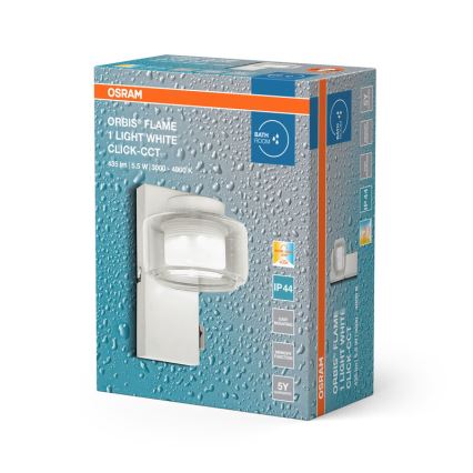 Osram - LED Bathroom Wall Light ORBIS FLAME LED/5,5W/230V 3000/4000K IP44 white