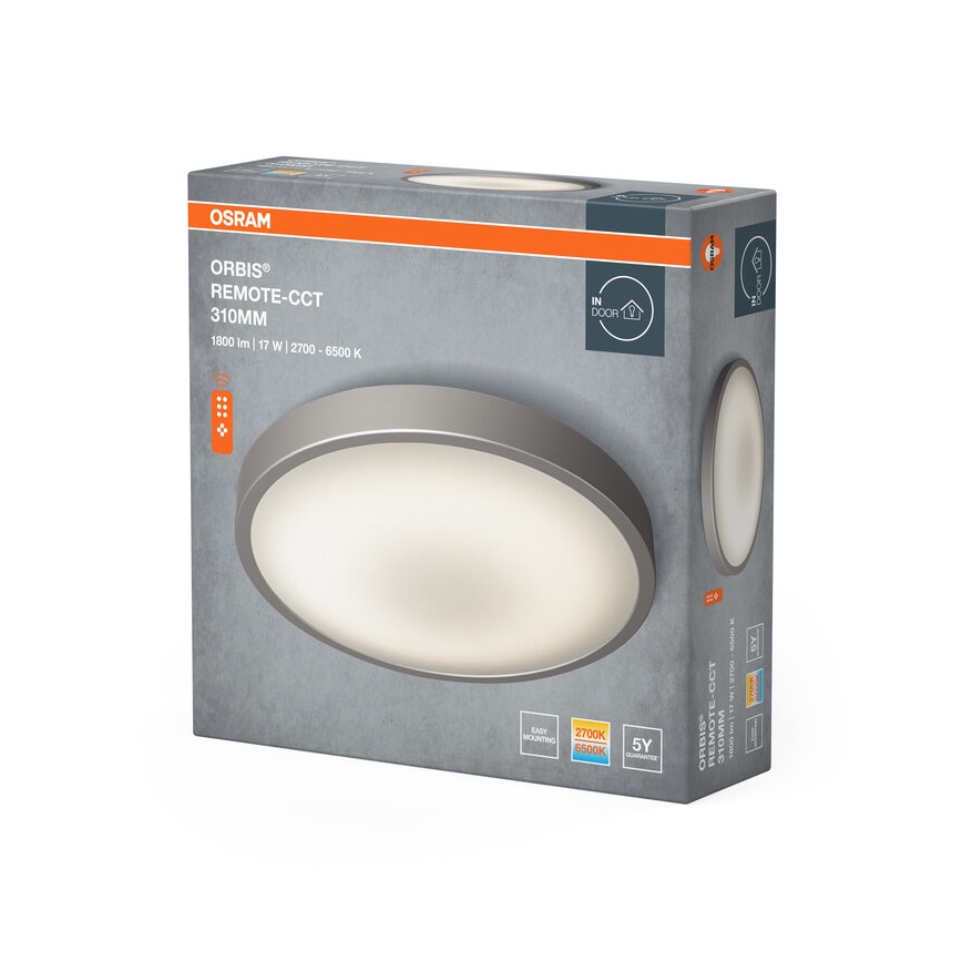 Osram - ORBIS LED Dimmable Ceiling Light LED/17W/230V 2700–6500K Ø31 cm + Remote Control