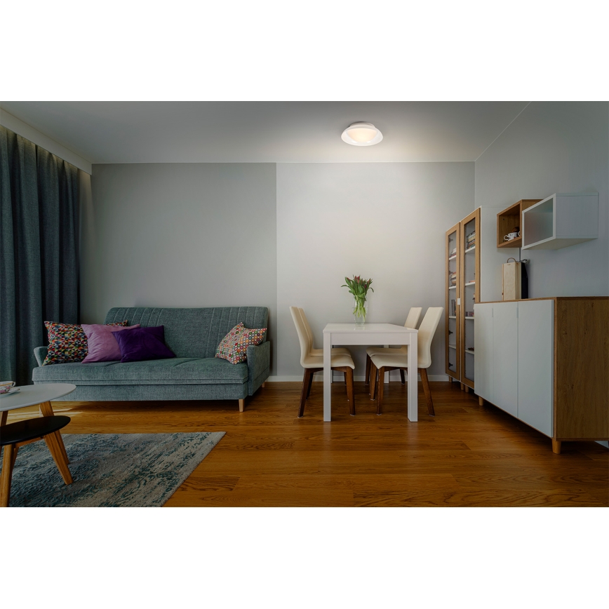 Osram - ORBIS MILAN ceiling light 2x E27 / 10W / 230V, Ø 30.5 cm, brown