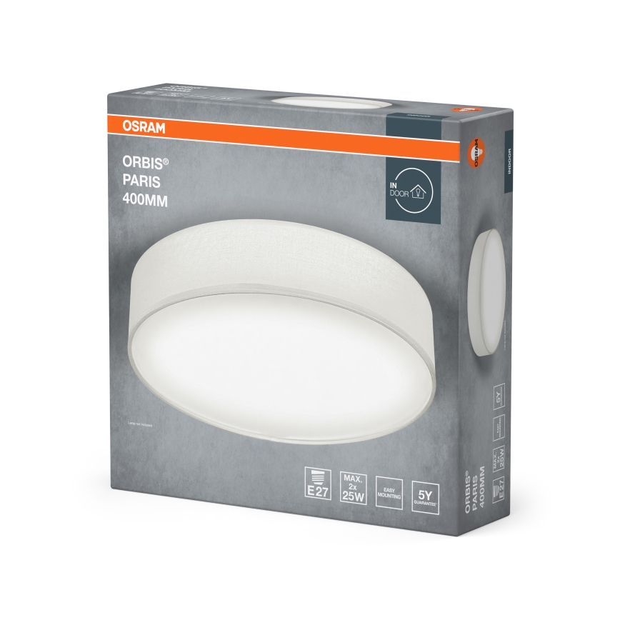 Osram - ORBIS PARIS ceiling light 2xE27/25W/230V Ø 40 cm white