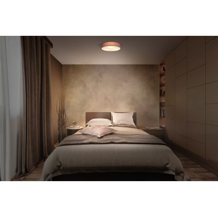 Osram - ORBIS PARIS ceiling light 3xE27/15W/230V Ø 48 cm brown